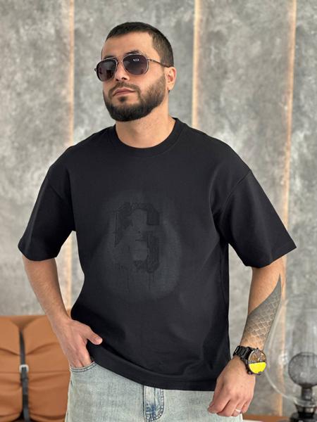 Футболка Balami (L-3XL) BL11 black (лето)