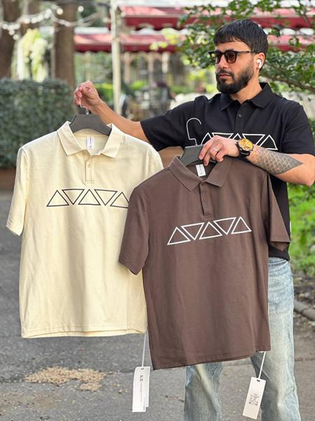 Футболка Balami (L-3XL) BL137 brown (лето)
