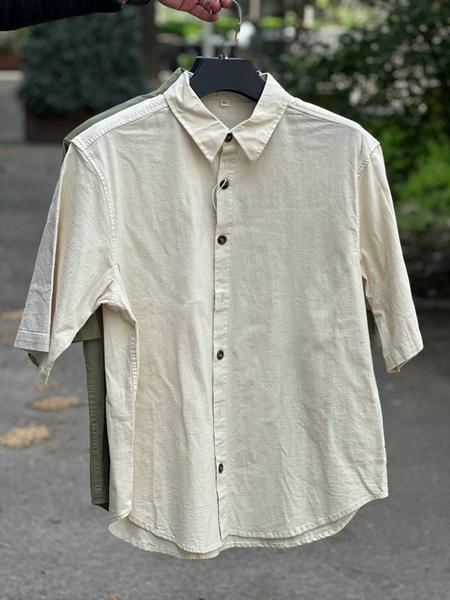 Рубашка Balami (L-3XL) BL154 l.beige (лето)