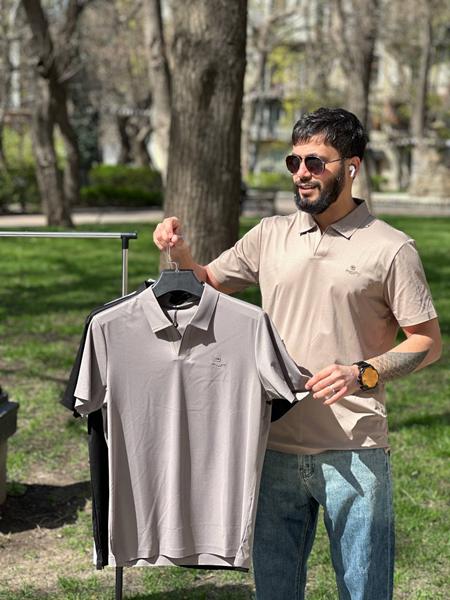 Футболка Balami (L-3XL) BL161 grey (лето)