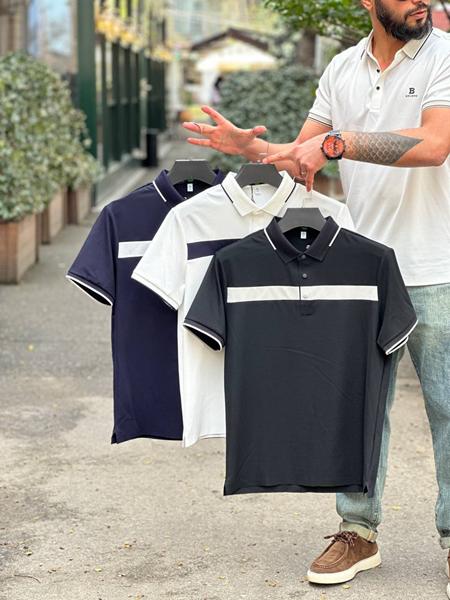 Футболка Balami (L-3XL) BL166 white (лето)