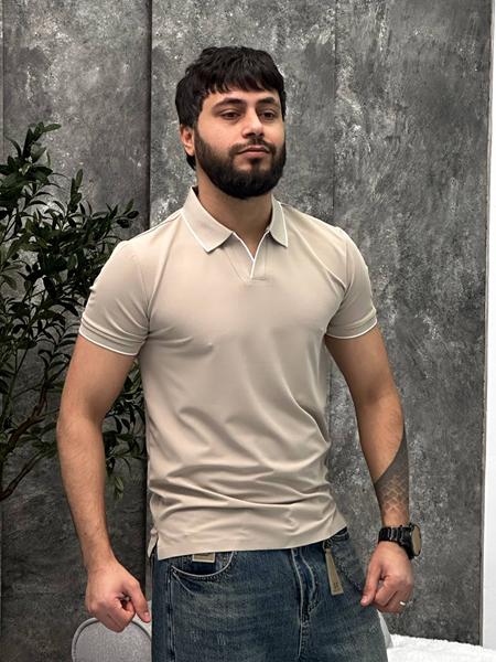 Футболка Balami (M-2XL) BL176 beige (лето)