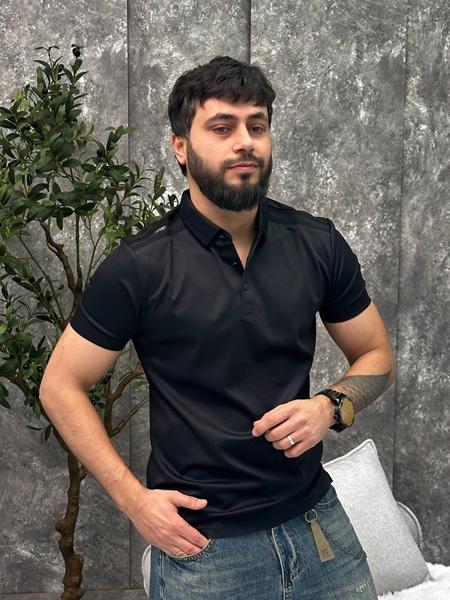 Футболка Balami (M-2XL) BL185 black (лето)