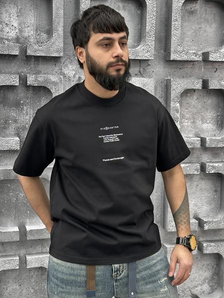 Футболка Balami (M-3XL) BL201 black (лето)