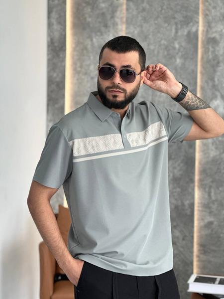Футболка Balami (L-3XL) BL30 grey (лето)