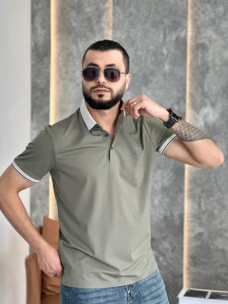 Футболка Balami (L-3XL) BL33 khaki (лето)