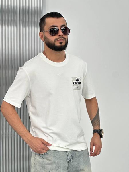 Футболка Balami (L-3XL) BL4 white (лето)
