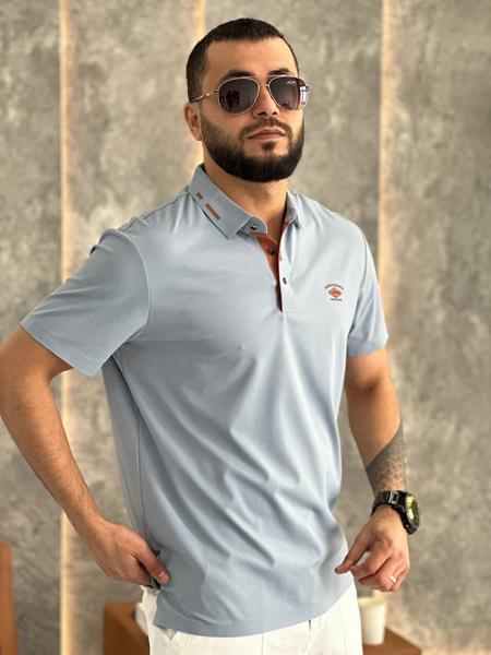 Футболка Balami (L-3XL) BL40 l.blue (лето)