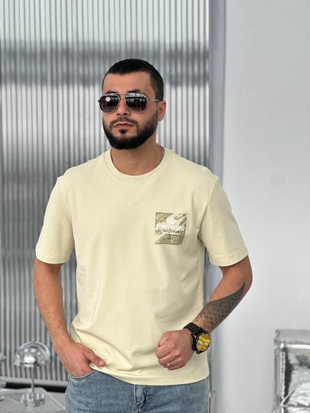 Футболка Balami (L-3XL) BL6 yellow (лето)