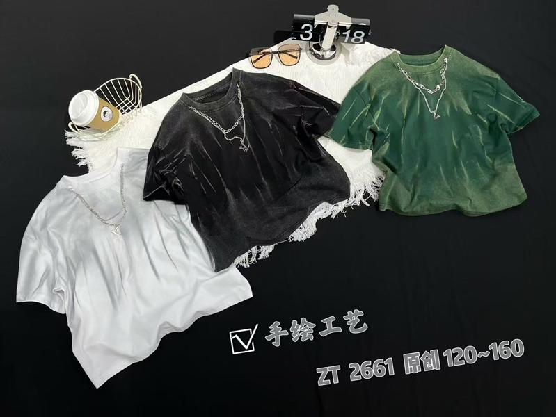 Футболка Delfinka (120-160) 2661 black (лето)
