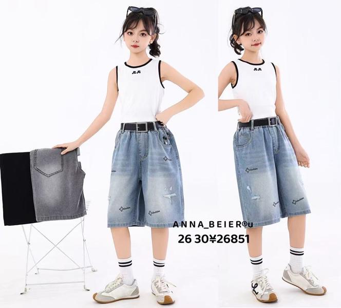 Бриджи Delfinka (26-30) 26851 black (лето)