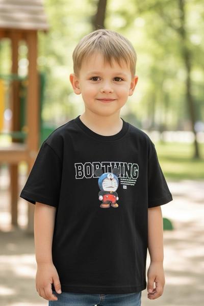 Футболка Delfinka (90-130) 3038 black (лето)
