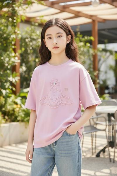 Футболка Delfinka (120-140) 3309 pink (лето)