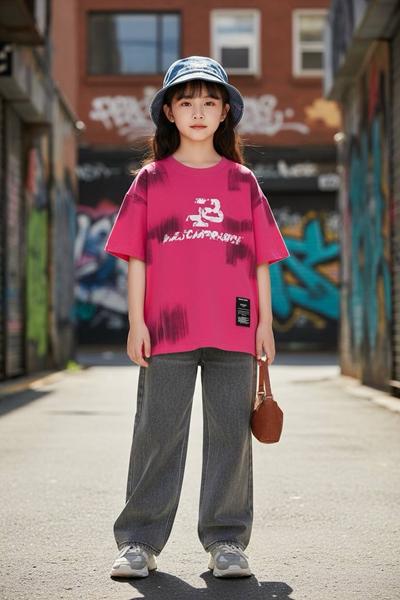 Футболка Delfinka (120-170) 35753 pink (лето)
