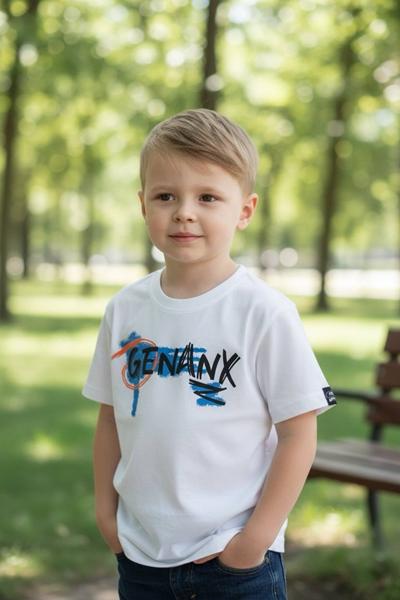 Футболка Delfinka (110-150) 6025 white (лето)