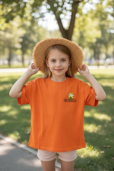 Футболка Delfinka (110-150) 6026 orange (лето)