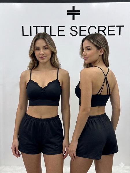 Топ Little Secret (one size) 0777-1 black (лето)