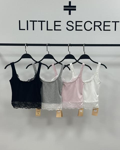 Топ Little Secret (S-L) K049 black (лето)