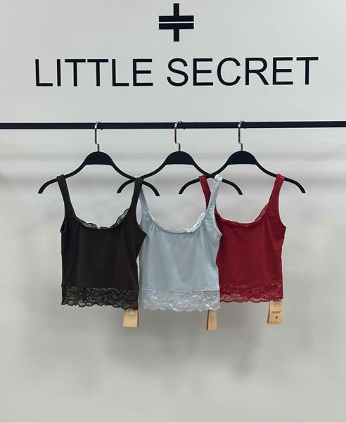 Топ Little Secret (S-L) K049 brown (лето)