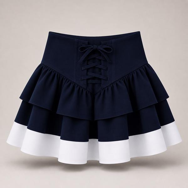 Юбка Safi (32-42) S442 navy (лето)