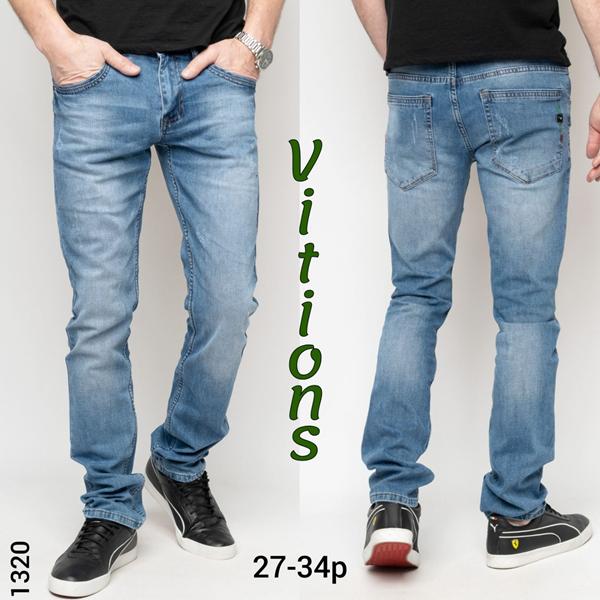 Джинсы Vitions (27-34) 1320 l.blue (деми)