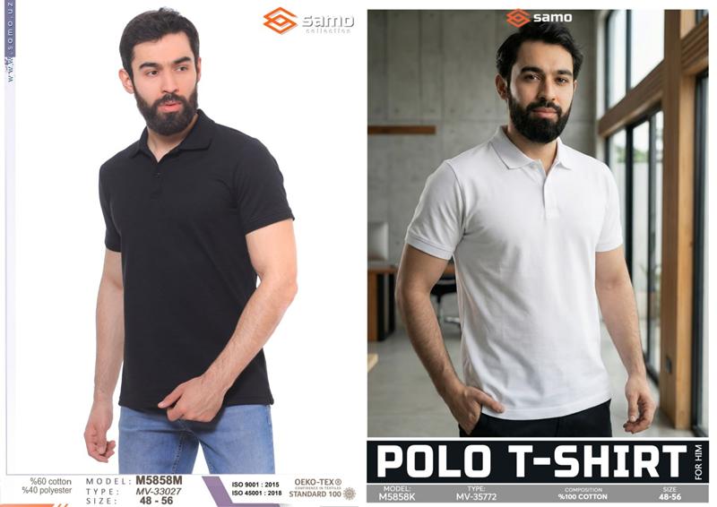 Футболка Samo (48-56) 5858-1 white (лето)