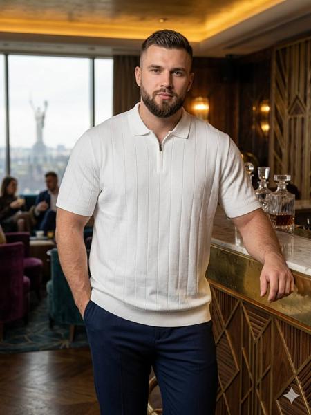 Футболка Moranny (3XL-6XL) MR1461 white (лето)