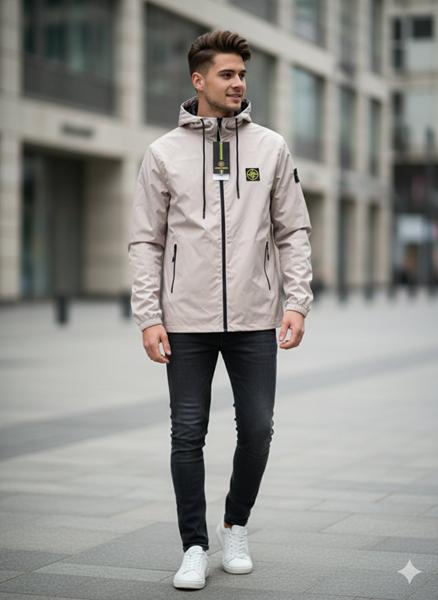 Ветровка Moranny (S-2XL) MR1504 beige (лето)