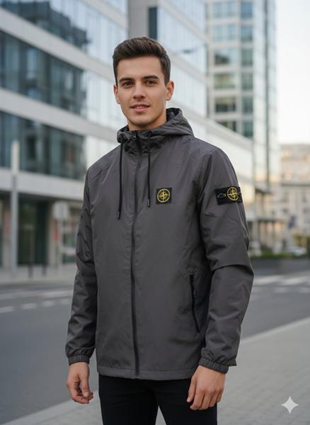 Ветровка Moranny (S-2XL) MR1506 d.grey (лето)