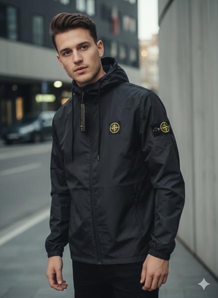 Ветровка Moranny (S-2XL) MR1508 black (лето)