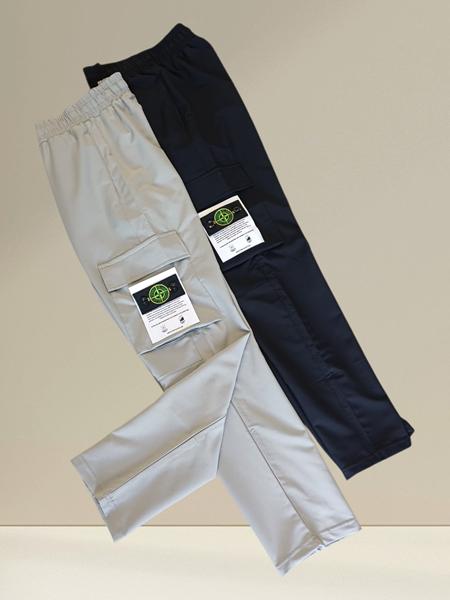Штаны спорт Moranny (S-2XL) MR1513 grey (лето)