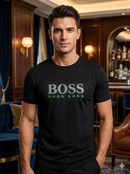 Футболка Moranny (S-2XL) MR1345 black (лето)