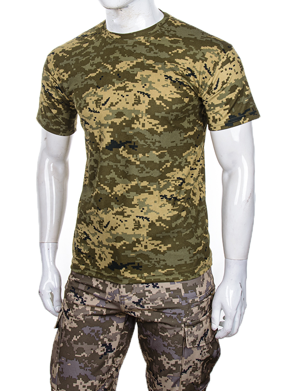 Футболка Max-T (S-4XL) MX57 піксель (лето)