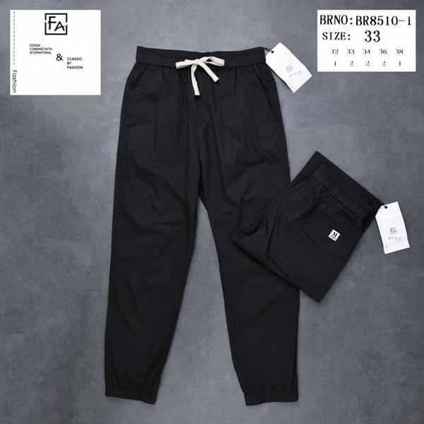 Штаны спорт Baron Jeans (32-38) 8510-1 black (деми)