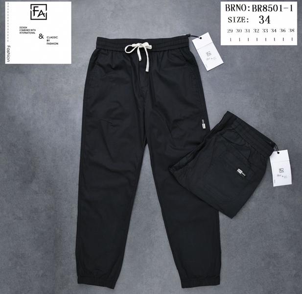 Штаны спорт Baron Jeans (29-38) 8501-1 black (деми)