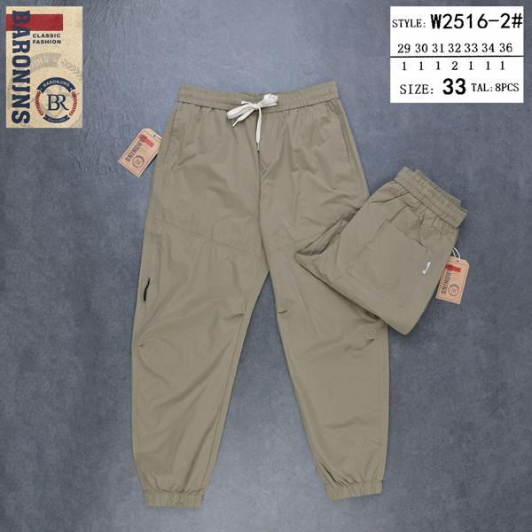 Штаны спорт Baron Jeans (29-36) 2516-2 beige (деми)