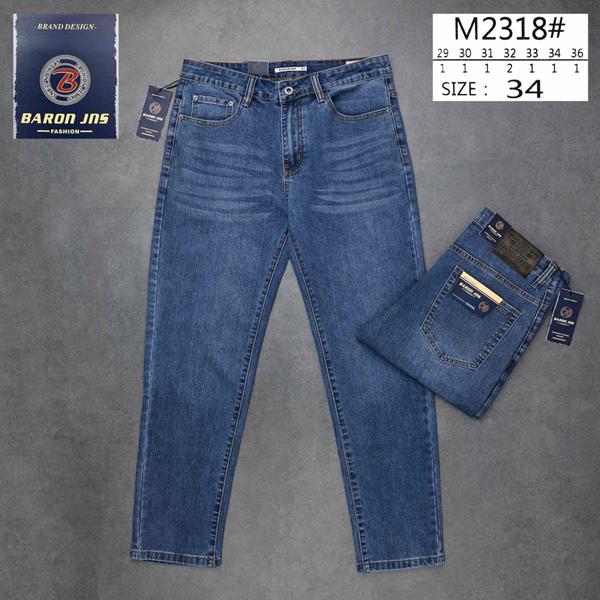 Джинсы Baron Jeans (29-36) M2318 blue (деми)