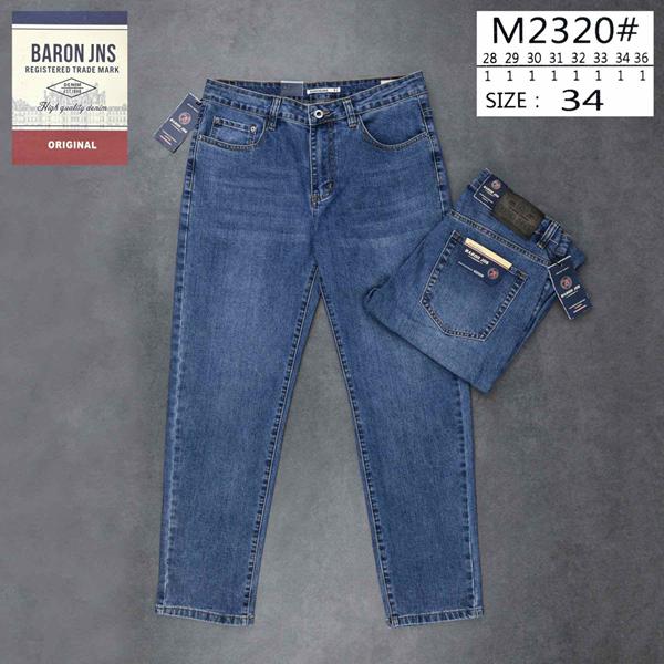 Джинсы Baron Jeans (29-36) M2320 blue (деми)