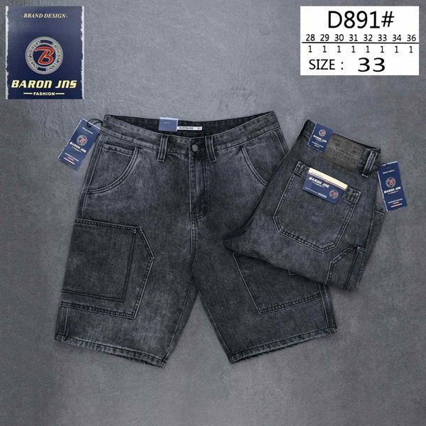 Шорты Baron Jeans (28-36) D891 d.grey (лето)