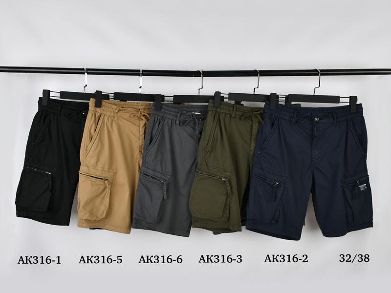 Шорты Baron Jeans (32-38) AK316-6 grey (лето)