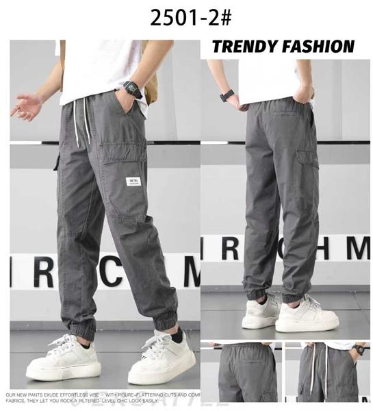 Штаны спорт Baron Jeans (29-36) 2501-2 grey (деми)