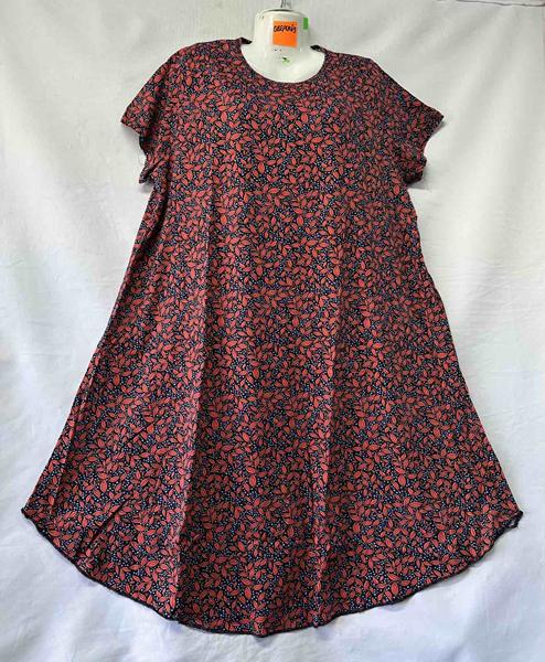 Платье HomeWear (one size) K02 wine (лето)