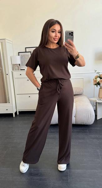 Костюм спорт Alisa Brand (42-52) 2221 brown (лето)