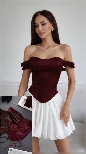 Корсет Alisa Brand (42-46) 609 wine (лето)