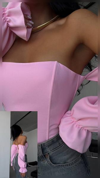 Корсет Alisa Brand (S-XL) 611 pink (лето)