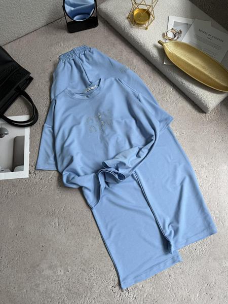 Костюм спорт Sofi Cor (42-52) 9076 l.blue (лето)