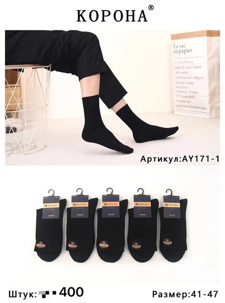 Носки Redoor (41-47) AY171-1 black (деми)