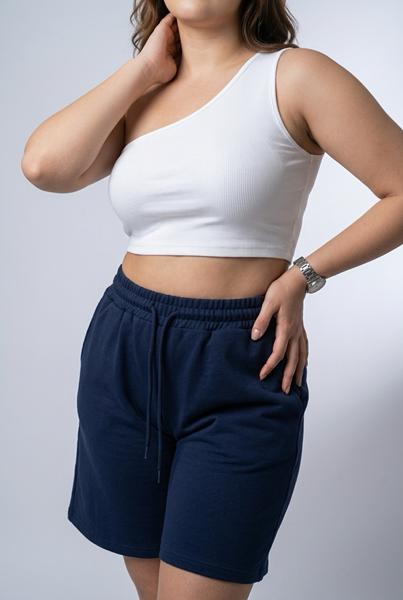 Шорты Sport style (S-XL) 1238 navy (лето)