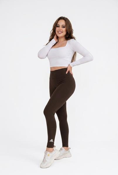 Лосины Sport style (XL-4XL) 5000 brown (деми)