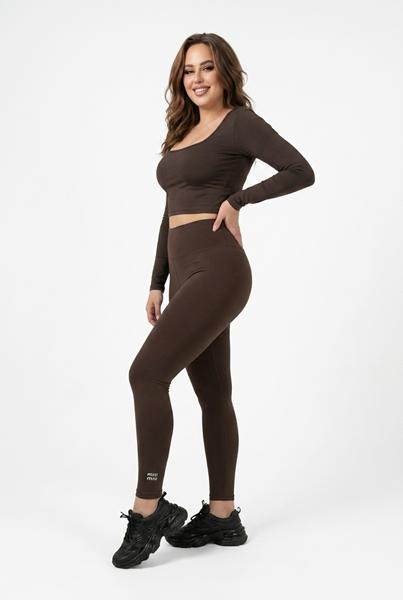 Лосины Sport style (XL-4XL) 5000-3 brown (деми)
